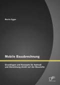 Cover: Mobile Bauabrechnung - Diplomica Verlag