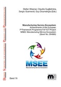 Cover: Manufacturing Service Ecosystem - Verlag G&uuml;nter Mainz