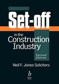 Cover: Set-off in the Construction Industry - Wiley