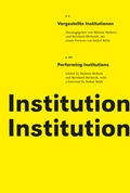 Cover: Vorgestellte Institutionen / Performing Institutions - Alexander