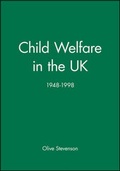 Cover: Child Welfare in the UK, 1948 - 1998 - Wiley