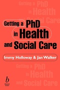 Cover: Getting a PhD in Health and Social Care - Wiley