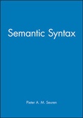 Cover: Semantic Syntax - Wiley