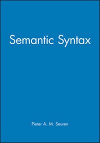 Enlarge image Cover: Semantic Syntax - Wiley