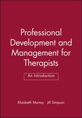 Cover: Professional Development and Management for Therapists - Blackwell Science Ltd