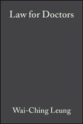 Cover: Law for Doctors - Blackwell Science Ltd