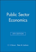 Cover: Public Sector Economics - Wiley
