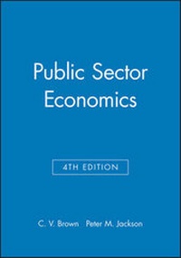 Enlarge image Cover: Public Sector Economics - Wiley