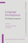 Cover: Language Development - John Benjamins Publishing Company