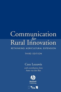 Enlarge image Cover: Communication for Rural Innovation - Wiley