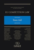 Cover: EU Competition Law Volume IV: State Aid - Claeys & Casteels Publishers BV