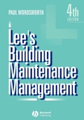 Cover: Lee's Building Maintenance Management - Wiley