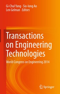 Enlarge image Cover: Transactions on Engineering Technologies - Springer