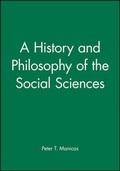 Cover: A History and Philosophy of the Social Sciences - Wiley