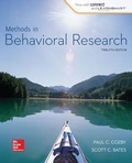 Bild: LL Methods in Behavioral Research with Connect Plus Access Card - McGraw-Hill Humanities/Social Sciences/Languages
