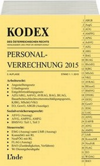 Abbildung von: KODEX Personalverrechnung 2015 - Linde