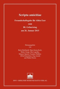 Abbildung von: Scripta amicitiae - Berliner Wissenschafts-Verlag