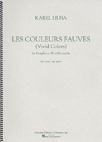Abbildung von: Les Couleurs Fauves (Vivid Colors) for Symphonic Wind Ensemble - Associated Music Publishers, Inc.