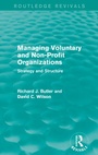 Cover: Managing Voluntary and Non-Profit Organizations - Routledge