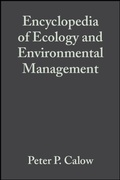 Cover: Encyclopedia of Ecology and Environmental Management - Wiley