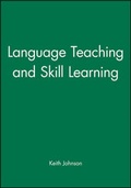 Cover: Language Teaching and Skill Learning - Wiley