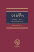 Cover: Covert Policing - Oxford University Press