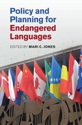 Cover: Policy and Planning for Endangered Languages - Cambridge University Press