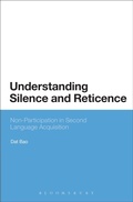 Cover: Understanding Silence and Reticence - Bloomsbury Academic