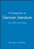 Cover: A Companion to German Literature - Wiley