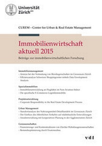 Abbildung von: Immobilienwirtschaft aktuell 2015 - vdf Hochschulverlag AG