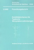 Cover: DASt-Forschungsbericht 2/2008 - Stahlbau Verlags- und Service GmbH