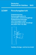 Cover: DASt-Forschungsbericht 3/2009 - Stahlbau Verlags- und Service GmbH