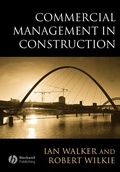 Cover: Commercial Management in Construction - Wiley