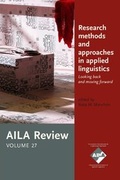 Cover: Research methods and approaches in Applied Linguistics - John Benjamins Publishing Co
