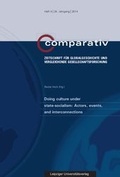 Cover: Doing culture under state-socialism: Actors, events, and interconnections - Leipziger Uni-Vlg