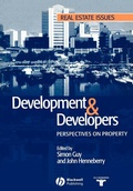 Cover: Development and Developers - Wiley