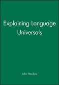 Cover: Explaining Language Universals - Wiley