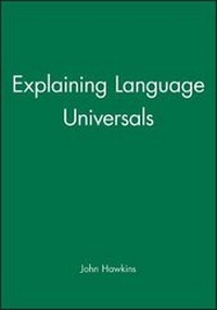 Enlarge image Cover: Explaining Language Universals - Wiley