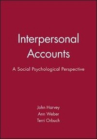 Enlarge image Cover: Interpersonal Accounts - Wiley