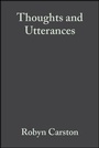 Cover: Thoughts and Utterances - Wiley