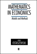 Cover: Mathematics in Economics - Wiley