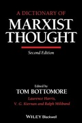 Cover: A Dictionary of Marxist Thought - Wiley