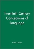 Cover: Twentieth Century Conceptions of Language - Wiley