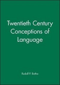 Enlarge image Cover: Twentieth Century Conceptions of Language - Wiley