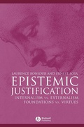 Cover: Epistemic Justification - Wiley