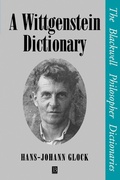 Cover: A Wittgenstein Dictionary - Wiley