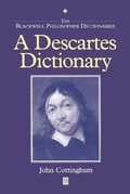 Cover: A Descartes Dictionary - Wiley
