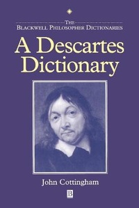 Enlarge image Cover: A Descartes Dictionary - Wiley