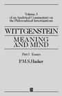 Cover: Wittgenstein: Meaning and Mind - Blackwell Publishers