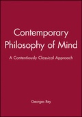 Cover: Contemporary Philosophy of Mind - Wiley
